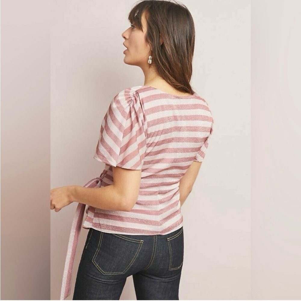 Anthropologie Eva Franco Sweetwater Wrap Top - Picture 3 of 7